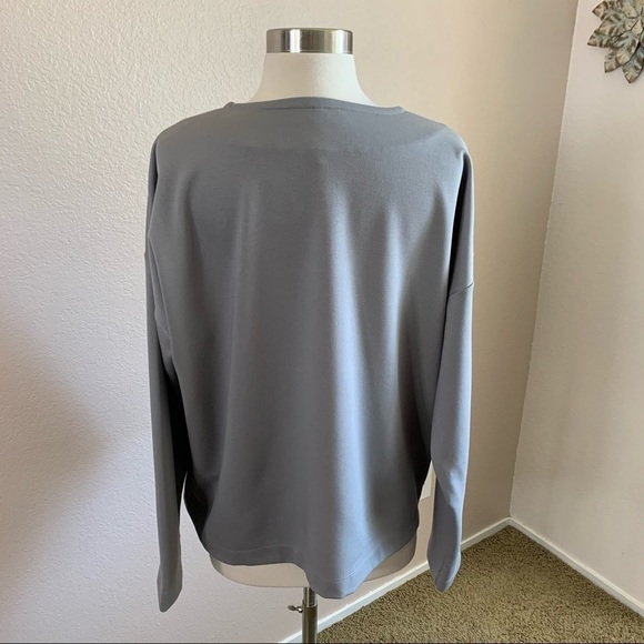 Eileen Fisher NWT Asymmetrical Zip Jacket Stretchy - Picture 6 of 16